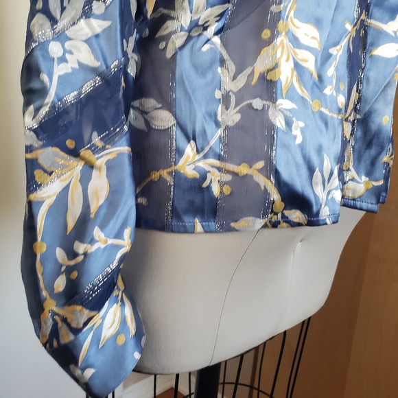 VINTAGE The Silk Farm Blouse Size 10! - Picture 11 of 11